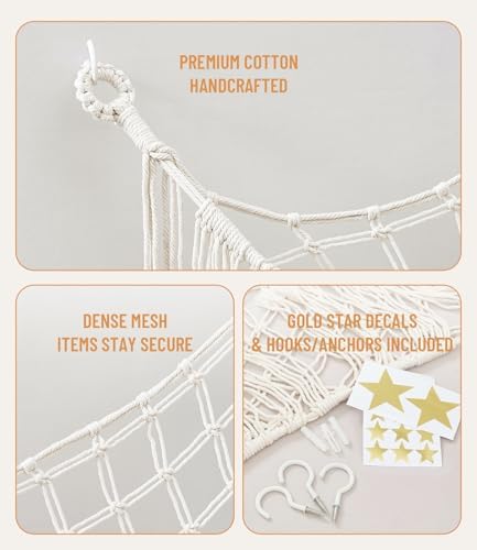 Lare Stuffed Animal Storage Hammock Corner Net - Image 2