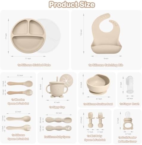 Silicone Baby Feeding Utensils Set - Image 2