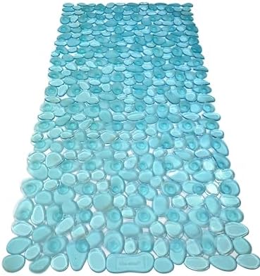 “Pebbles” Non-Slip Bathtub/Shower Mat 27.5”x14” Rectangular, Machine-Washable - Image 2