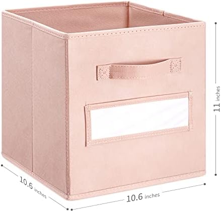 11 Inch Storage Cube, Storage bin, cube storage Foldable Fabric Cube Storage - Image 3
