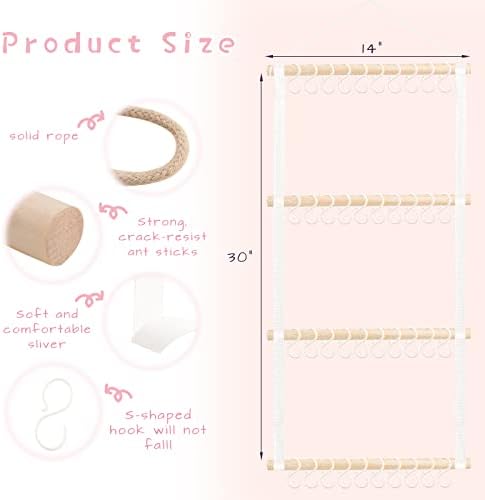 POVETIRE Headband Holder for Girls Baby Headband Organizer Head Bands Hair - Image 3
