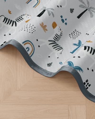 Blissful Diary Baby Splat Mat for Under High Chair, 50.4 x 50.4 Inch Wipeable - Image 4