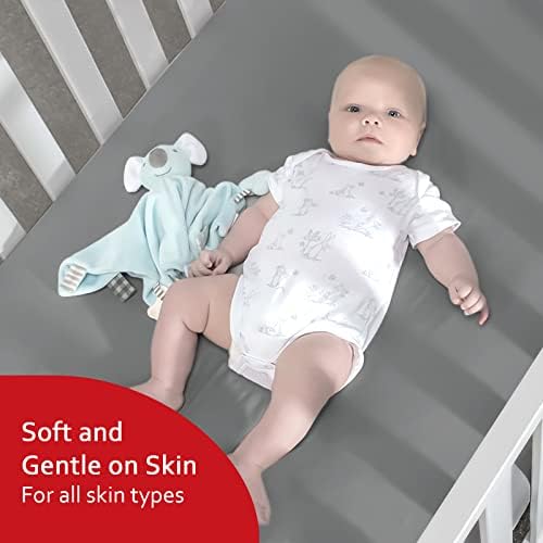 Crib Sheets for Boys or Girls 4 Pack, Fitted Crib Sheet - Image 5