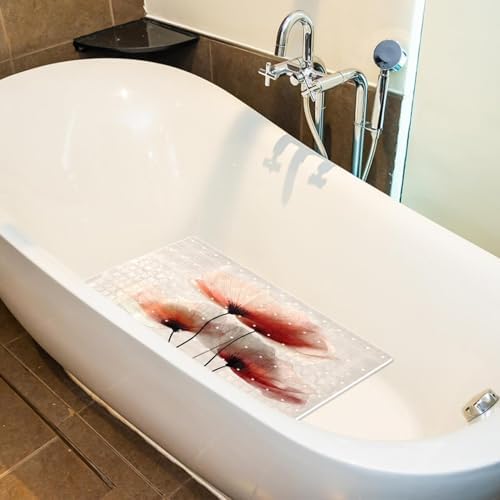 Non Slip Bathtub and Shower Mat 26.8x15.1 inch, Bath Mat - Image 5
