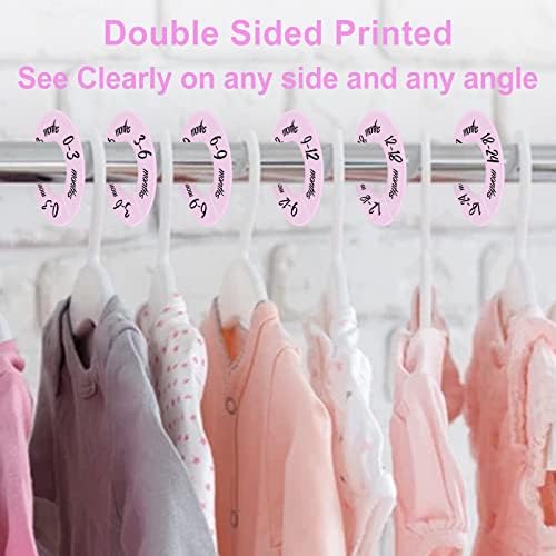 Pro Goleem Baby Closet Dividers Pink Baby Closet Organizer - Image 4