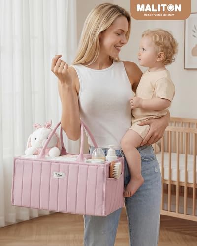 Maliton Baby Diaper Caddy Organizer - Image 6
