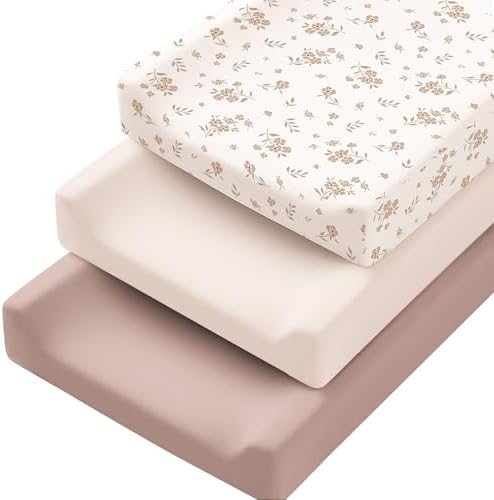Konssy 3 Pack Stretchy Changing Pad Covers by Konssy