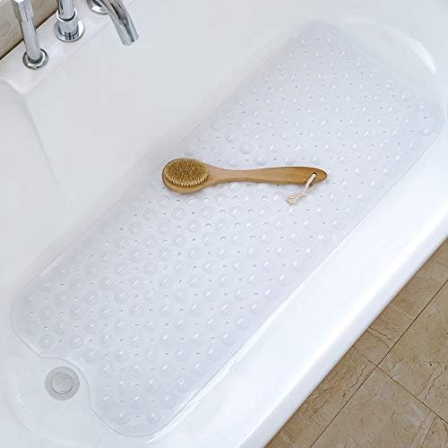 Tree Bud Bathtub Mats for Shower Tub Non-Slip Bath Mat 39 x 16 Inch Extra Long by TreeBud