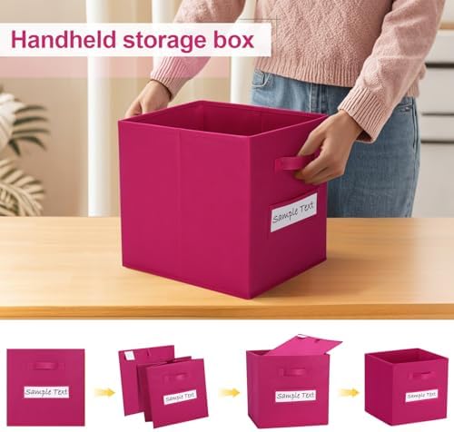 13x13 storage cube bins Foldable Fabric storage cubes - Image 4