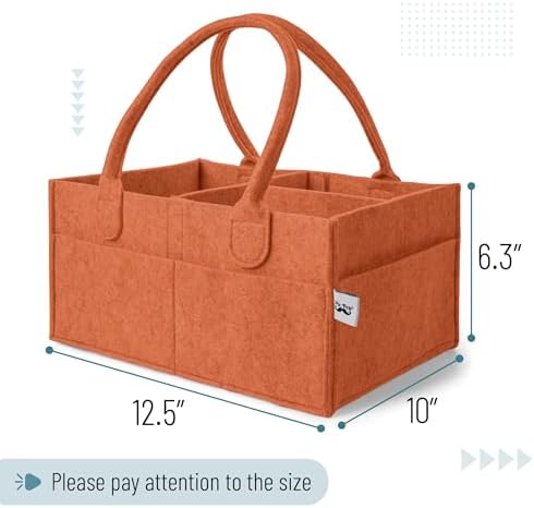 Mr. Pen- Baby Diaper Caddy Organizer, Rustic Warmth - Image 2