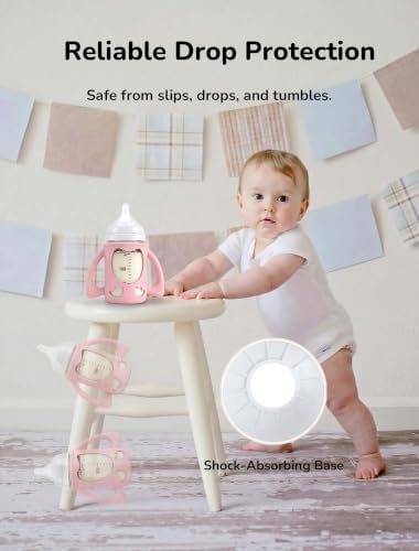 4-Pack Silicone Sleeves for Pigeon Glass Nursing Bottle 5.4 & 8.1 oz - Image 5