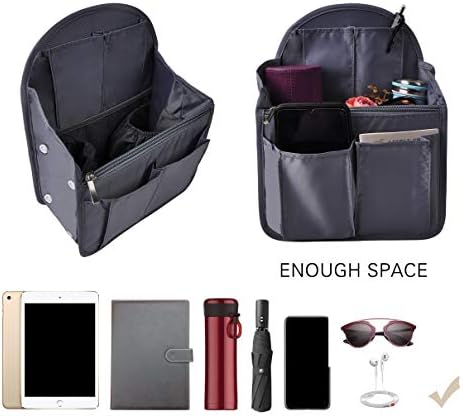 Vercord Backpack Organizer Insert Liner Hanging Travel Bag in Bag - Image 7