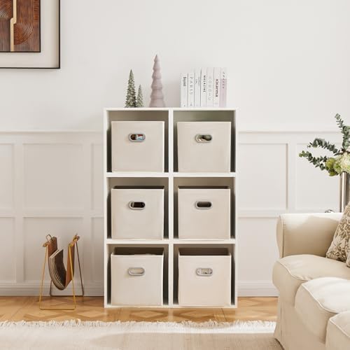 MAX Houser 6 Pack Foldable Fabric Storage Bins - Image 6