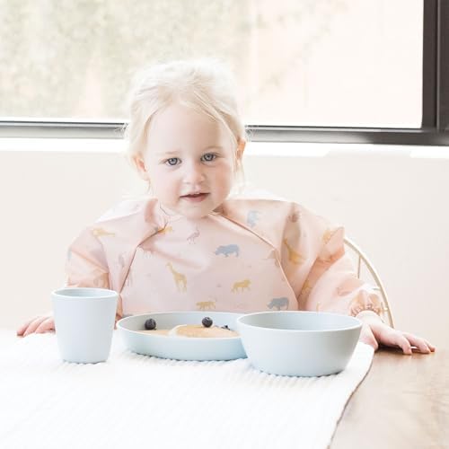 Tiny Twinkle Long Sleeve Bib for Babies & Toddlers | Waterproof Smock Bib for - Image 2