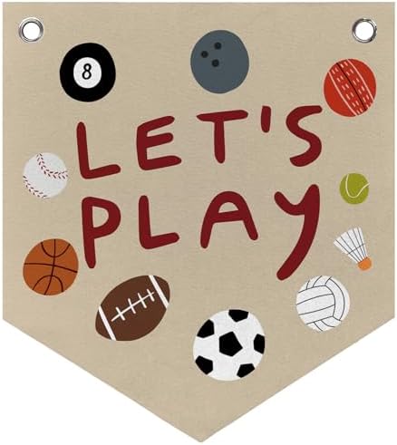 Sports Playroom Decor Banner Pennant Kid Banner Flag, Long Live Boyhood by Unknown