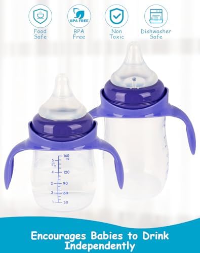 Baby Bottle Handles for Lansinoh Baby Bottles, Compatible Ergonomic Lansinoh - Image 6