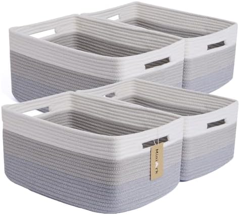 MiniArk Large Storage Baskets for Organizing, Baby Nursery, Toy Bins Box by MiniArkStorageBasketsHome