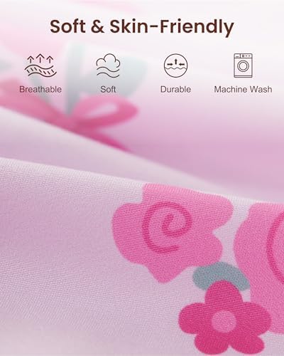 Baby Crib Sheets Girl, Toddler Bed Sheets Fitted - Image 3