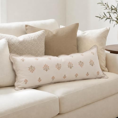 BlissBlush Long Lumbar Pillow Cover 14x36 - Image 5
