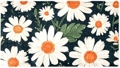 Shower Mat Non Slip, Tropical Daisies Anti Slip Bath Mat by Anna+Cowper