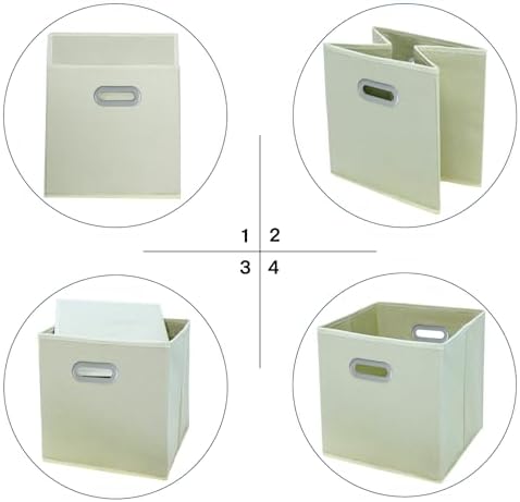 STOREONE Fabric Storage Bins Cubes Baskets Containers- - Image 6