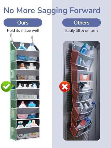 ULG 1 Pack Compact Size Over Door Organizer Slim Door Storage - Image 6
