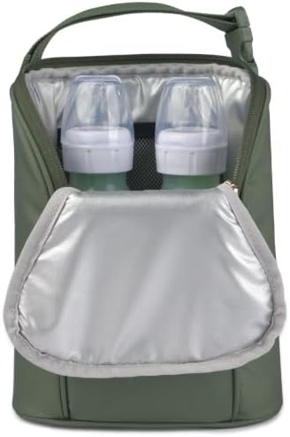 Skip Hop Insulated Bottle Bag Holds 2 Bottles Includes Freezer Pack - Image 2