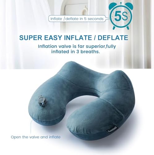 Keemall Inflatable Travel Neck Pillow - Image 3