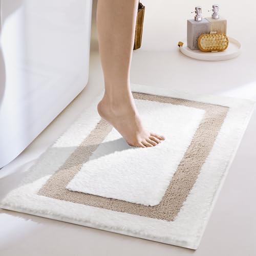 GRANNY SAYS Microfiber Bathroom Rugs Non Slip Washable, Water Absorbent by GRANNYSAYS