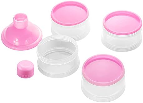 Accmor Formula Dispenser On The Go, 4 Compartments Stackable Formula Container - Image 2