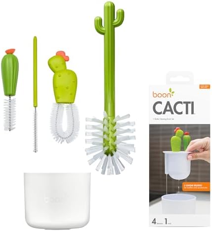 Boon Cacti Bottle Cleaning Brush Set by Boon