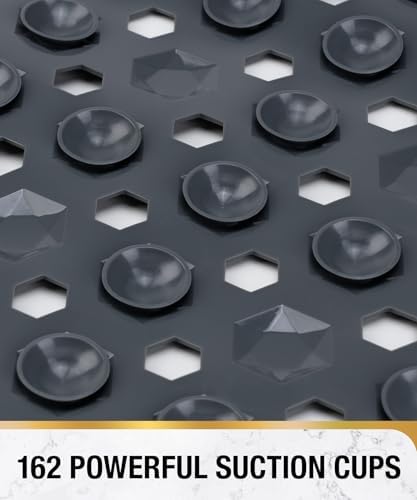 HITSLAM Shower Mat Anti Slip, Square Bath Mat - Image 3