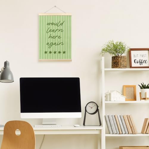 TLESKE Green Funny Classroom Wall Art Decor Poster Hanger Frame 12x16 - Image 5