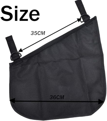 2 Pack Universal Side Sling Stroller Mesh Cargo Net, Side Sling Stroller Mesh - Image 4