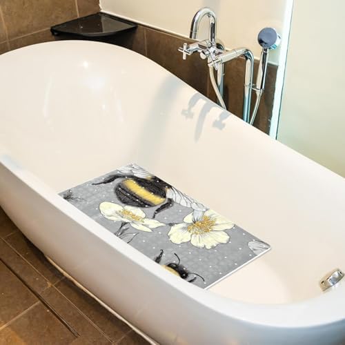 Non Slip Shower Mat Bathtub Mat 15.1x26.8 Inch, Quick Dry Bath Mat - Image 5