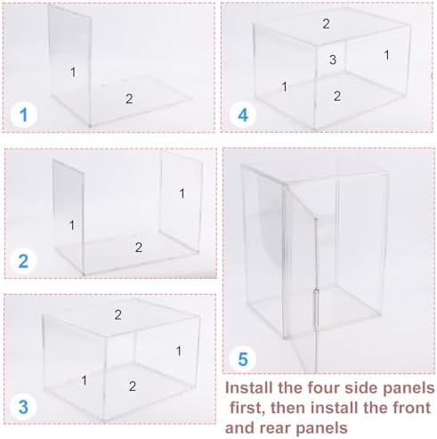Penitue Baby Bottle Organizer, 3-Tier Clear Acrylic Storage Box - Image 5
