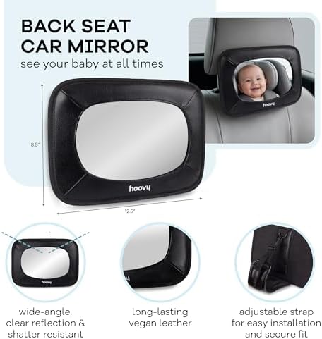 Hoovy My First Car Ride™ 3-in-1 Baby Car Essentials Bundle, Roller Sun Shades - Image 5