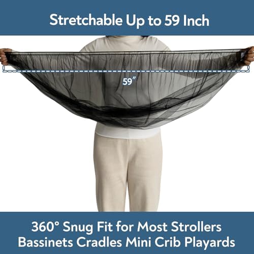 2 Pack Baby Mosquito Net for Stroller - Image 3