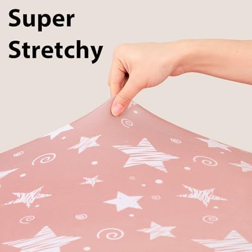 Baby Bassinet Sheets, 3 Pack Fitted Bassinet Mattress Sheets, Compatible - Image 6