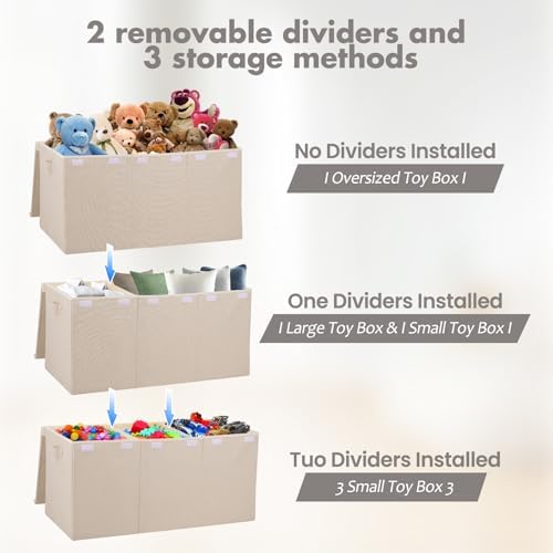 popoly 167L Large Toy Box Storage - Image 3