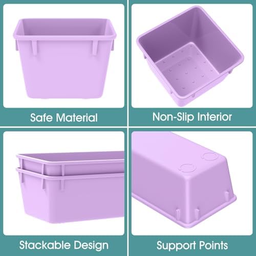 25 PCS Plastic Drawer Organizer Set, Makeup Organizers and Storage Bins - Image 3
