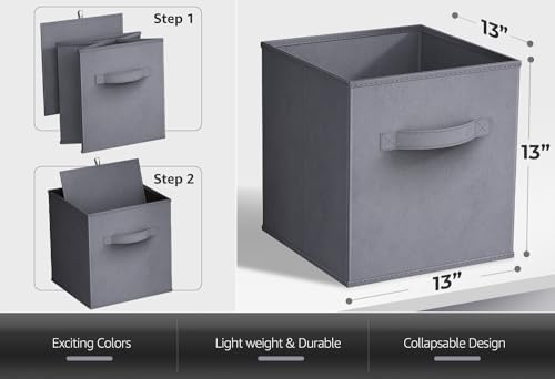 Sorbus Fabric Storage Cubes - Image 3