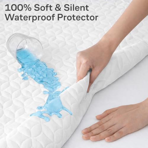 100% Waterproof Noiseless & Breathable King Size Mattress Protector - Image 2