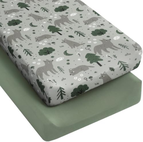 Yoofoss 2-Pack Diaper Changing Pad Cover by YOOFOSS