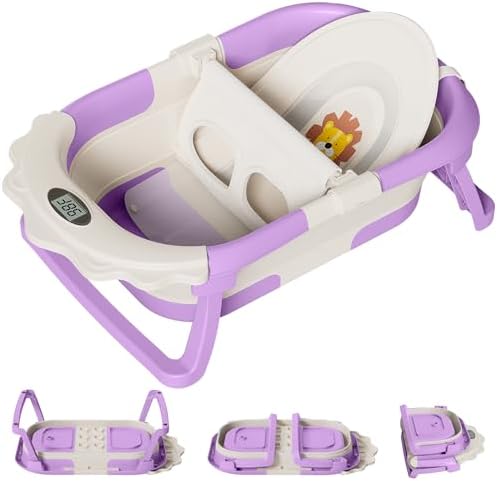 TPN Collapsible Baby Bathtub for Infants to Toddler by TPN