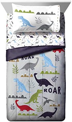 Trend Collector Dinosaur Toddler Comforter Set 4 Piece Bedding - Image 2