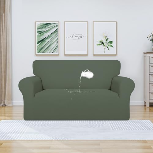 PureFit Waterproof Loveseat Couch Cover Slipcovers - Image 2
