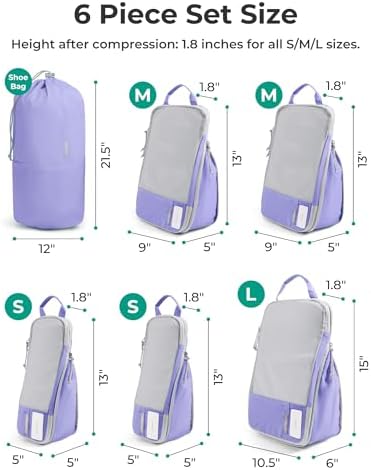 BAGSMART Compression Packing Cubes - Image 3