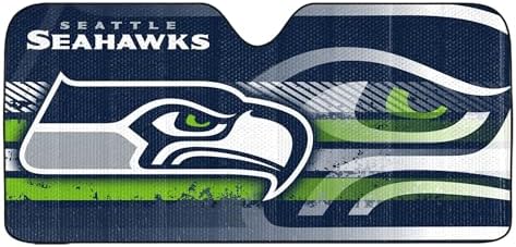Fanmats NFL Windshield Sun Auto Shade, Sun Shield Sun Visor Accordion tri-fold by FANMATS