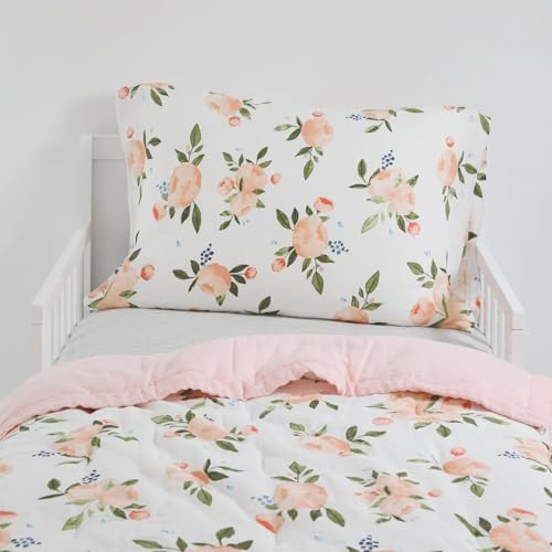 Little Unicorn Toddler Bedding 3-Piece Set | Includes Comforter, Crib Sheet & - Image 3
